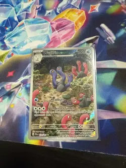 Pokemon TCG Wugtrio Scarlet & Violet: Paldean Fates 224/091 Holo Illustration... - Image 1