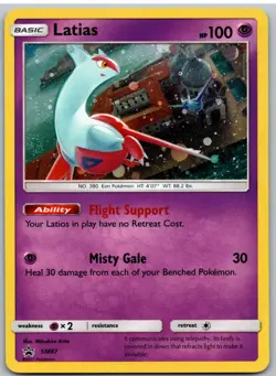 Latias - SM87 Holo Promo Sun & Moon Promo Pokemon Holo - Image 1