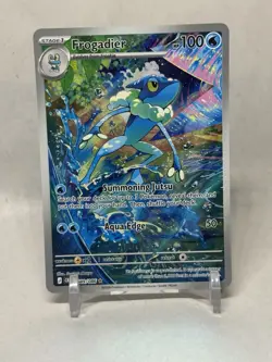 Pokemon TCG Frogadier 089/086 ME: Chaos Rising Illustration Rare Holo Near Mint - Image 1