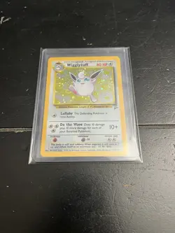 Holo Rare Wigglytuff Pokemon Card - Image 1