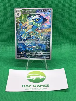 Pokemon TCG Frogadier 089/086 Chaos Rising Illustration Rare Holo NM - Image 1