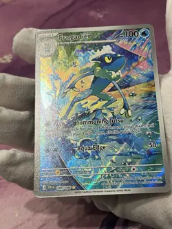 Pokemon TCG Frogadier 089/086 Chaos Rising Illustration Rare Holo NM - Image 5