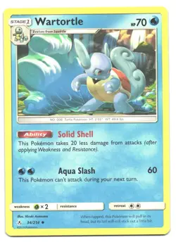 Wartortle - 34/214 - Unbroken Bonds - Pokemon Card - NM - Image 1