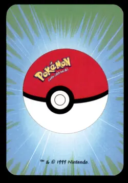 1999 Pokemon Nintendo Mini Green Poker Card Mr. Mime English #KING - Image 2