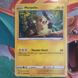 Pokemon Card Sword & Shield Promo Morpeko SWSH012 Holo LP - Image 1