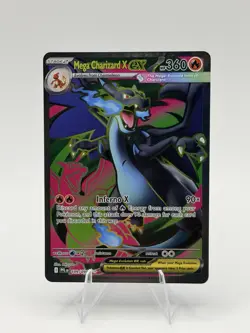Pokemon ME Phantasmal Flames Mega Charizard X ex 109/094 Ultra Rare Full Art NM - Image 1