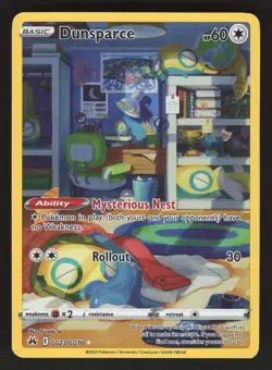 Dunsparce GG23/GG70 Pokemon TCG Crown Zenith: Galarian Gallery VLP - Image 1