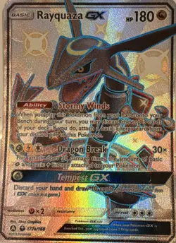 The Pokemon Company Rayquaza GX 177a/168 Alternate Art Ultra Rare Holo Eng - Image 1
