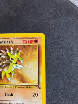 Pokemon TCG First Edition Sandslash Fossil 41/62 Regular 1999-2000 WOTC Vintage - Image 4