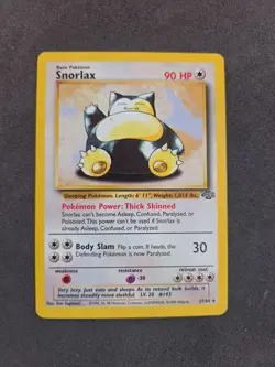 Pokemon Jungle Unlimited Snorlax 27/64 Non Holo - Vintage WOTC - Image 2