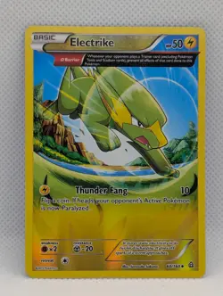 ELECTRIKE 60/160 UC PRIMAL CLASH POKEMON REVERSE HOLO HEAVILY PLAYED ELECTRIKE - Image 1