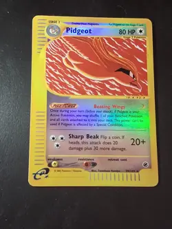 Pokemon Pidgeot TCG Expedition Base Set Reverse Holo Holo Card 59/165 RARE!!! - Image 2