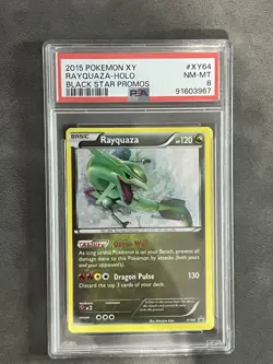 2015 POKEMON XY BLACK STAR PROMOS RAYQUAZA #XY64 HOLO PSA 8 NM #117257249 - Image 1