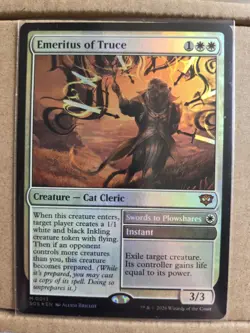 Emeritus of Truce ~ Foil ~ Secrets of Strixhaven ~ Mtg - Image 1