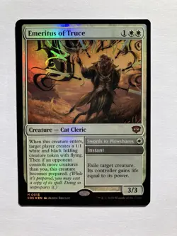 Emeritus of Truce ~ Foil ~ Secrets of Strixhaven ~ Mtg - Image 1