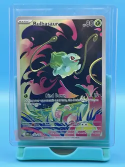 Pokemon TCG Bulbasaur 133/132 Mega Evolution Base Set Illustration Rare NM - Image 1