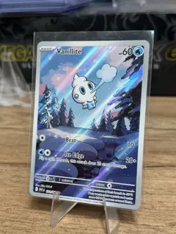 Vanillite 111/086 Sv: White Flare Holo Illustration Rare NM - Image 2