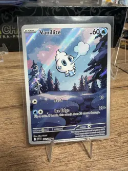 Vanillite 111/086 Sv: White Flare Holo Illustration Rare NM - Image 3