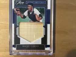 2022 Panini Three and Two - Jumbo Swatches Elston Howard #JS-EH /20 (MEM) - Image 2