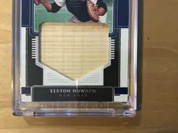 2022 Panini Three and Two - Jumbo Swatches Elston Howard #JS-EH /20 (MEM) - Image 3