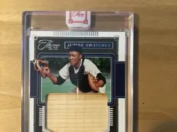 2022 Panini Three and Two - Jumbo Swatches Elston Howard #JS-EH /20 (MEM) - Image 4