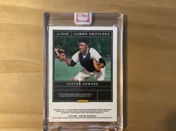 2022 Panini Three and Two - Jumbo Swatches Elston Howard #JS-EH /20 (MEM) - Image 5