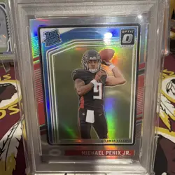 2024 Panini Donruss Optic - Rated Rookie Michael Penix Jr. #279 Holo Prizm (RC) - Image 3