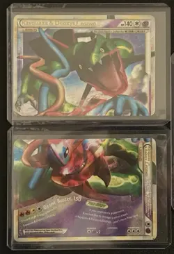 Pokemon Rayquaza & Deoxys Legend Set 89/90 Pokemon Holo HGSS Undaunted MP-HP - Image 1