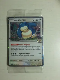 Hop's Snorlax 117/159 journey together stamped promo asia exclusive sealed - Image 2