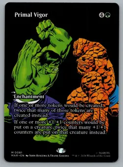 Primal Vigor (Borderless) 81 Marvel Universe Eternal-Legal Magic: NM - Image 1