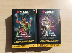Magic Set 2 Commander Deck Living Energy + Eternal Might Aetherdrift English Mtg - Image 1