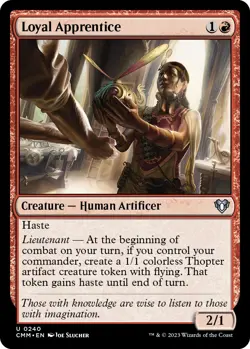 NM - Loyal Apprentice [CMM - 240] Commander Masters - Image 1
