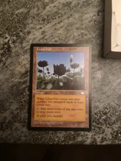 1 x Lotus Vale / Weatherlight / MTG - Magic the Gathering - Image 1