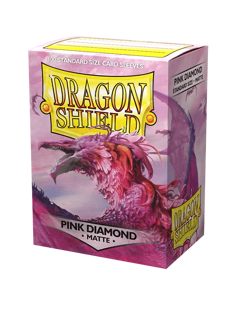 Dragon Shield Sleeves 100 Matte Pink Standard Size MTG Card Sleeves TCG - NEW - Image 1