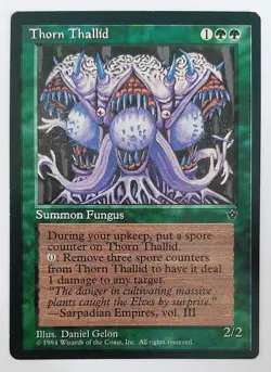 ►THORN THALLID (V.1) ►FALLEN EMPIRES 1994 ►NM ►GREEN ►MAGIC THE GATHERING►MTG - Image 1