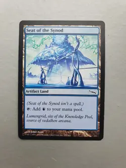 Seat of the Synod , MTG Mirrodin (2003). Common Artifact Land NM - Image 1