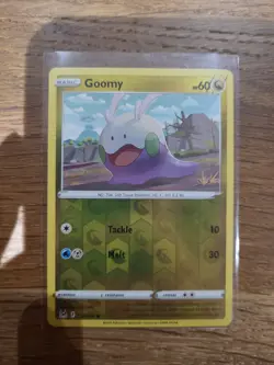 POKEMON Card - Goomy 132/196 - Reverse Holo - Lost Origin - NM - Image 1