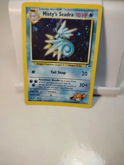 Mistys Seadra Holo Card Prerelease 009/132 Vintage Rare Nm - Image 1