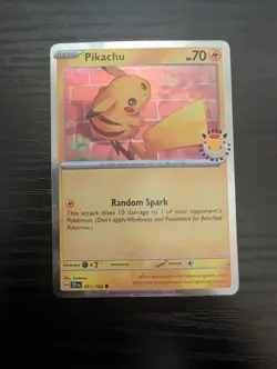 Pikachu 051/162 Stamped Pokemon Day 2026 Holo With Coin Pokemon Card - Image 3