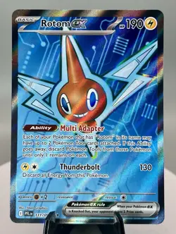 Rotom ex 111/094 Phantasmal Flames Full Art Ultra Rare Holo Pokemon Card NM - Image 1