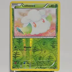 The Pokemon Company Cottonee Emerging Powers Reverse Holo Common Basic Card 9/98 - Image 1
