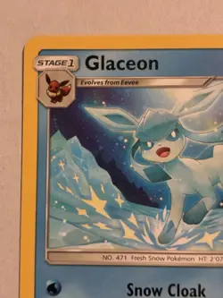 Pokemon TCG Glaceon SM238 Black Star Promo Sun Moon NM Near Mint Card - Image 5