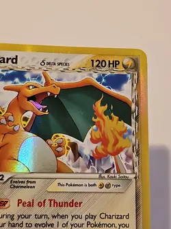 Charizard Delta Species 4/100 Crystal Guardians Holo Pokemon Card CLEAN - Image 5