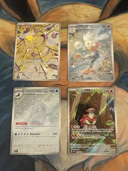 Pokemon Stellar Crown Lot Of 4 Illustration Rares - Image 1