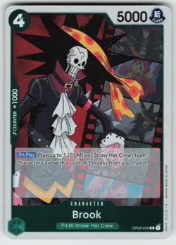 Foil Brook (Judge Pack Vol. 2) OP02-040 Promo One Piece Promotion Cards NM - Image 1