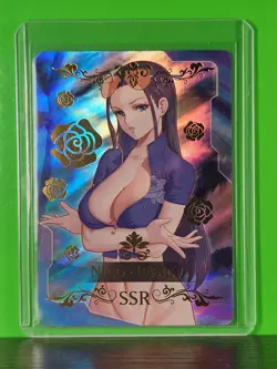 NICO ROBIN Waifu Goddess Prismatic Refractor Card CUSTOM MADE - Image 4