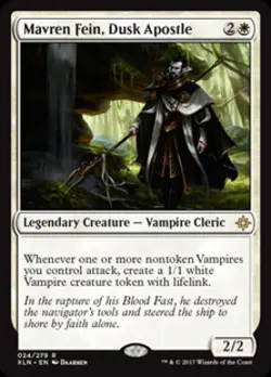 ~ Mavren Fein, Dusk Apostle ~ NM ~ Ixalan ~ MTG ~ - Image 1