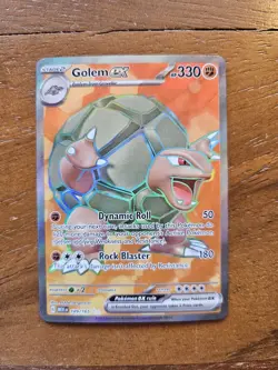 Pokemon Golem EX TCG SV Scarlet & Violet 151 Card 189/165 - Image 1