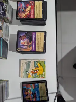 Lotto Lorcana EN 12 Wilds Unknown - 420+ cards with 32 foils - Image 1
