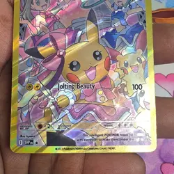 Pikachu SVP Holo English Basic 60 HP Pokemon TCG Card (FANART) - Image 3